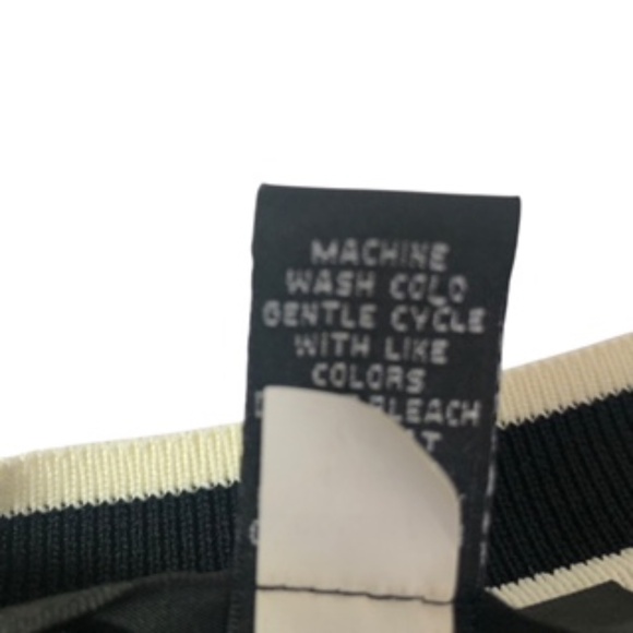 Cable & Gauge Full Zip Front Black with White Trim Women's Jacket Size L - Picture 6 of 6